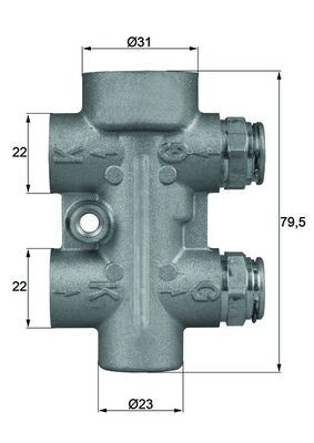Termostat - MAHLE - TO1095 Ürün Görseli