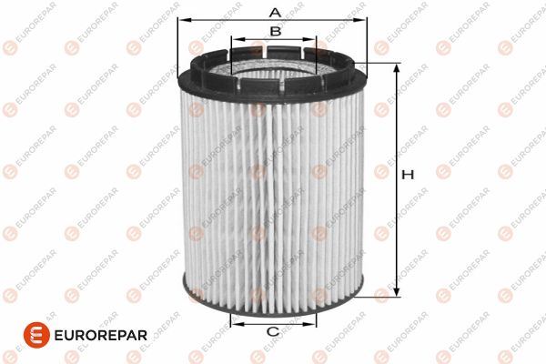 EUROREPAR 1682281380 Motor Yağ Filtresi - KIA SPORTAGE II (JE_, KM_) uyumlu