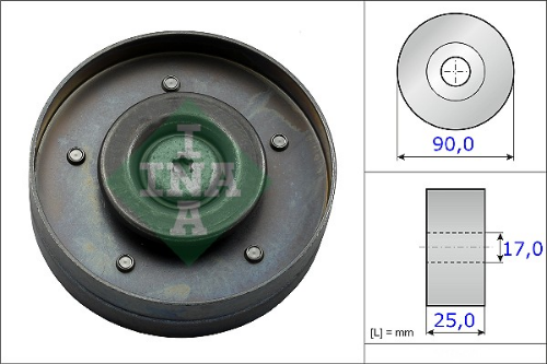 Schaeffler INA 532 0694 10 Motor Yönlendirme & Kılavuz Makarası - VW AMAROK (2HA, 2HB, S1B, S6B, S7A, S7B, AGD) uyumlu