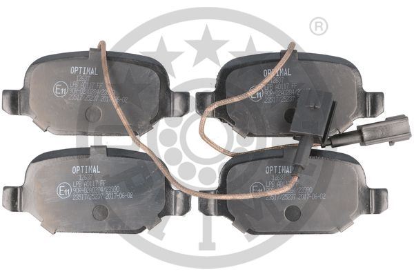 OPTIMAL BP-12637 Fren Sistemleri Fren Balatası - ALFA ROMEO MITO (955_) uyumlu