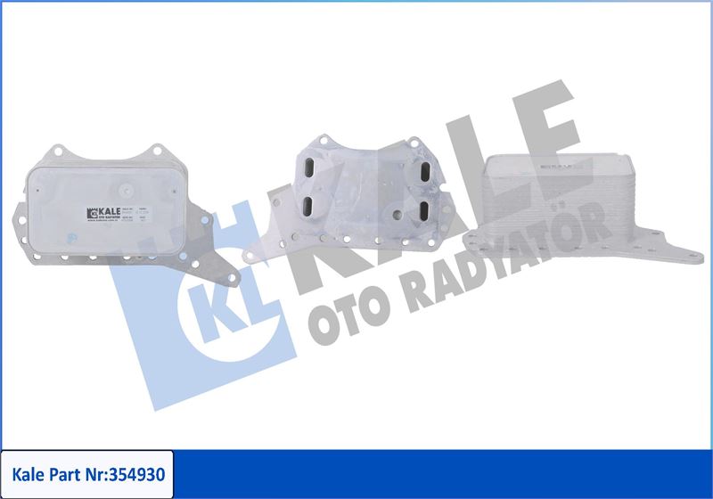 KALE OTO RADYATÖR 354930 Motor Yağ Soğutucusu - RENAULT TRAFIC III Panelvan/Van (FG_) uyumlu