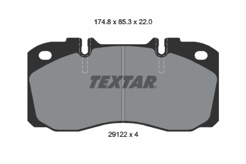 TEXTAR 2912204 Fren Sistemleri Fren Balatası - IVECO DAILY IV Platform şasi uyumlu