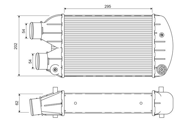 VALEO 817881 Motor Turbo Radyatörü - FIAT BRAVA (182_) uyumlu