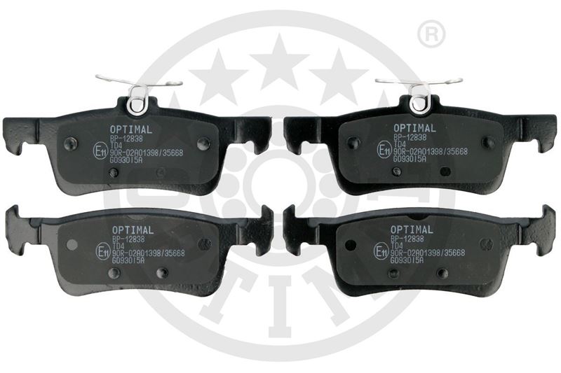 OPTIMAL BP-12838 Fren Sistemleri Fren Balatası - FORD FIESTA VII (HJ, HF) uyumlu