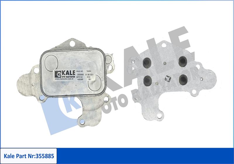 KALE OTO RADYATÖR 355885 Motor Yağ Soğutucusu - PEUGEOT 308 SW II (LC_, LJ_, LR_, LX_, L4_) uyumlu