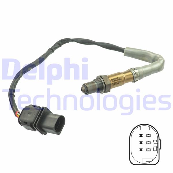 DELPHI ES21124-12B1 Emme & Egzoz Sistemi Egzoz Sensörleri - AUDI A6 C6 (4F2) uyumlu