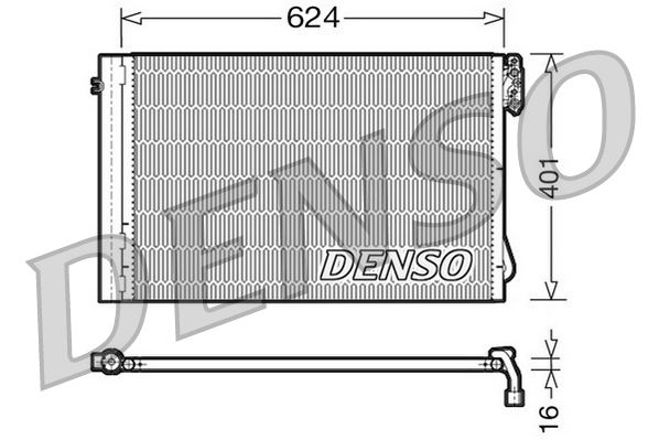 DENSO DCN05011 İklimlendirme Sistemi Klima Radyatörü - BMW 3 Touring (E91) uyumlu