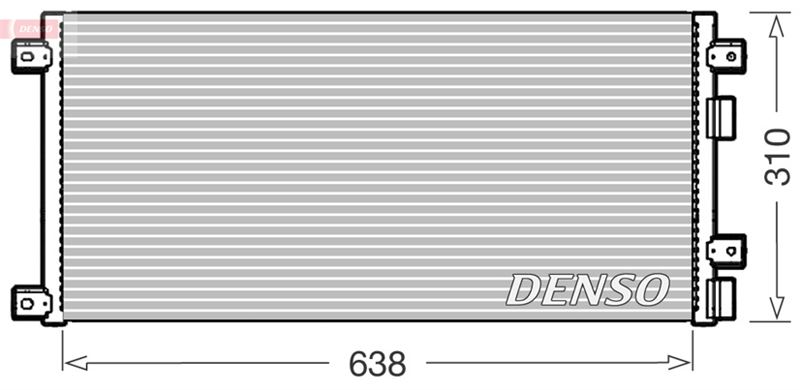 DENSO DCN12006 İklimlendirme Sistemi Klima Radyatörü - IVECO DAILY IV Minibüs/Otobüs uyumlu