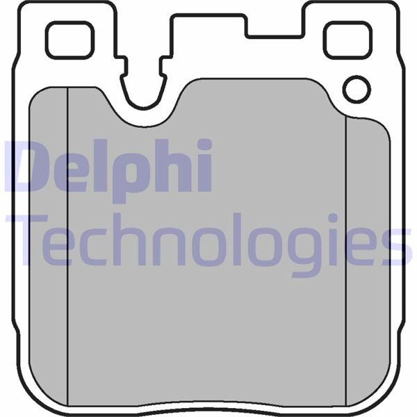 DELPHI LP3249 Fren Sistemleri Fren Balatası - BMW 3 (F30, F80) uyumlu