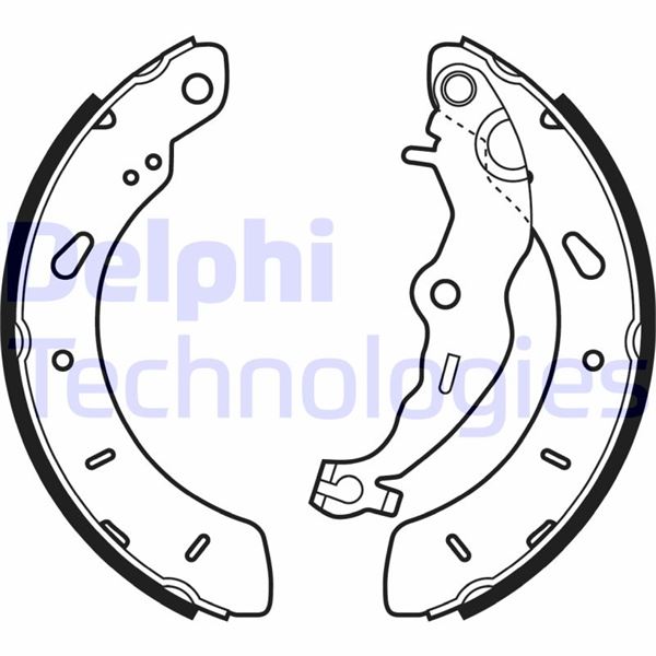 DELPHI LS2062 Fren Sistemleri Fren Pabucu - FORD FOCUS III Sedan uyumlu