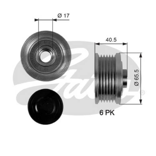 GATES OAP7032 Elektrik Sistemi Alternatör - FIAT BRAVO II (198_) uyumlu