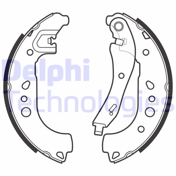 DELPHI LS2149 Fren Sistemleri Fren Pabucu - SEAT IBIZA V (KJ1, KJG) uyumlu