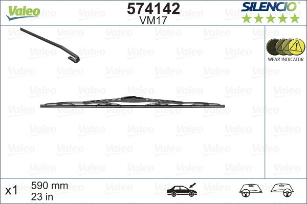 VALEO 574142 Kaporta & Gövde Parçaları Cam Silecek Mekanizması - MERCEDES-BENZ 190 (W201) uyumlu