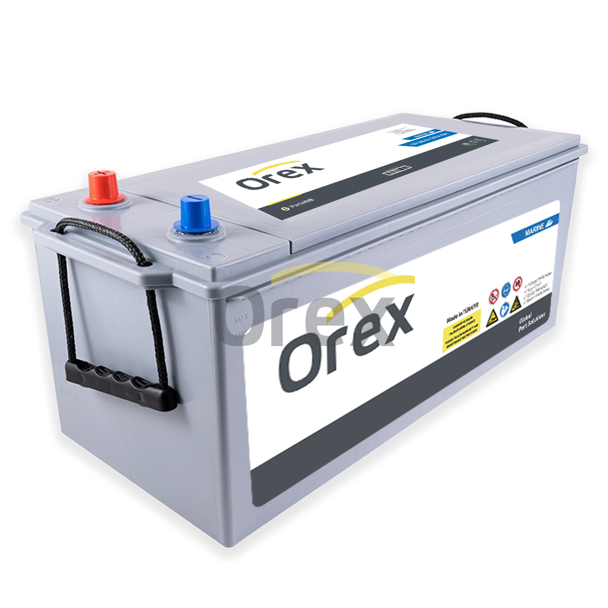 Orex Akü 12V 200Ah 1200A C (274×516×238) Marin Akü - OREX - 877303 Ürün Görseli