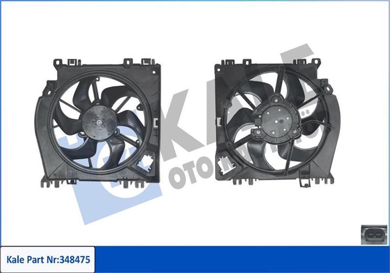 KALE OTO RADYATÖR 387240 Soğutma Sistemi Fan - RENAULT MODUS / GRAND MODUS (F/JP0_) uyumlu