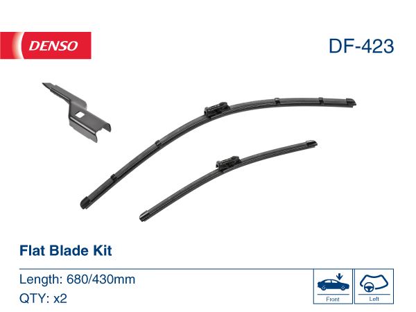 DENSO DF-423 Kaporta & Gövde Parçaları Cam Silecek Mekanizması - JAGUAR XE (X760) uyumlu