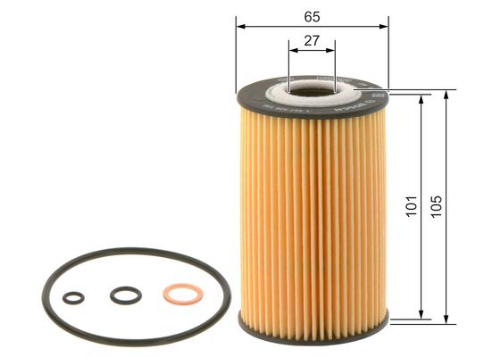 BOSCH 1 457 429 108 Motor Yağ Filtresi - BMW 3 (E30) uyumlu