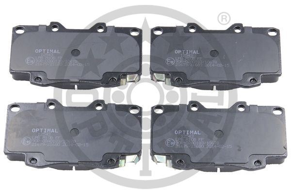 OPTIMAL BP-12543 Fren Sistemleri Fren Balatası - TOYOTA HILUX VI Pick-up (_N1_) uyumlu