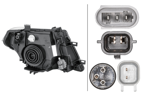 HELLA 1EE 238 055-011 Farlar & Aydınlatma Far Parçaları - NISSAN NAVARA NP300 (D40) uyumlu