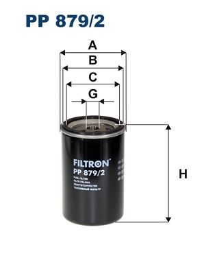 FILTRON PP 879/2 Yakıt Sistemi Yakıt Filtresi - MAN TGM I uyumlu
