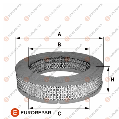 EUROREPAR 1680347880 Motor Hava Filtresi - FIAT PANDA (141_) uyumlu