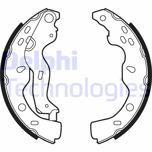 DELPHI LS2009 Fren Sistemleri Fren Pabucu - SUZUKI SX4 Sedan (GY, RW) uyumlu