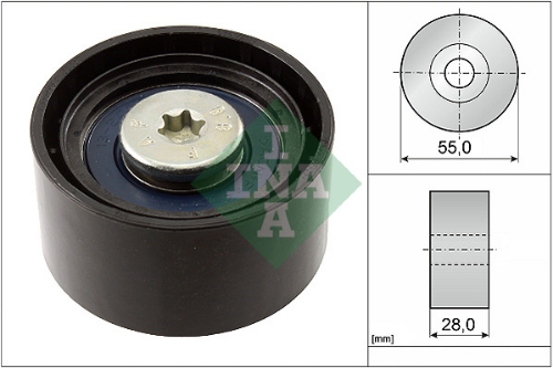 Schaeffler INA 532 0556 10 Motor Yönlendirme & Kılavuz Makarası - BMW X5 (E70) uyumlu