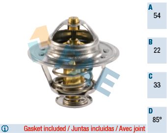 FAE 5307585 Motor Termostat - OPEL VECTRA A (J89) uyumlu