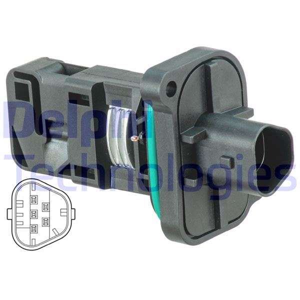 DELPHI AF10645-12B1 Motor Hava Kütle Ölçer (MAF Sensörü) - SUZUKI SWIFT IV (FZ, NZ) uyumlu
