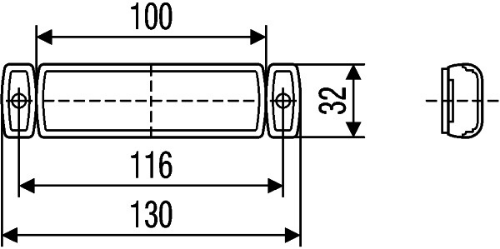 HELLA 2PS 008 645-001 Farlar & Aydınlatma Sinyal Lambası