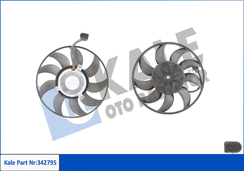 KALE OTO RADYATÖR 342795 Soğutma Sistemi Fan - VW PASSAT B7 (362) uyumlu
