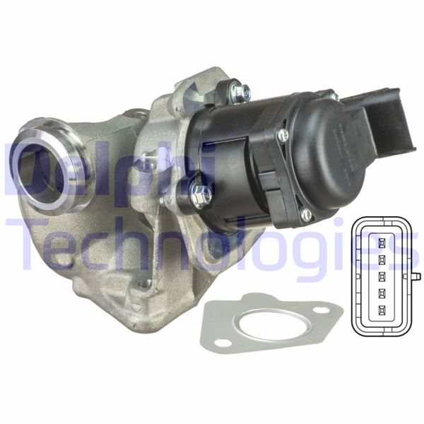 DELPHI EG10401-12B1 Motor EGR Parçaları - FORD FOCUS II Turnier (DA_, FFS, DS) uyumlu
