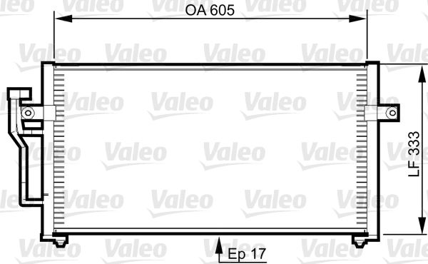 VALEO 817789 İklimlendirme Sistemi Klima Radyatörü - MITSUBISHI CARISMA (DA_) uyumlu