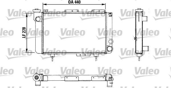 VALEO 883463 Soğutma Sistemi Su Soğutucu & Parçaları - RENAULT 4 (112_) uyumlu