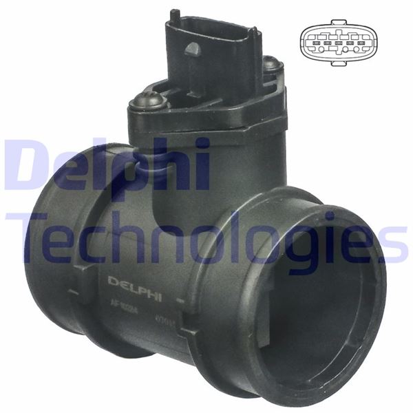 DELPHI AF10284-12B1 Motor Hava Kütle Ölçer (MAF Sensörü) - ALFA ROMEO 145 (930_) uyumlu