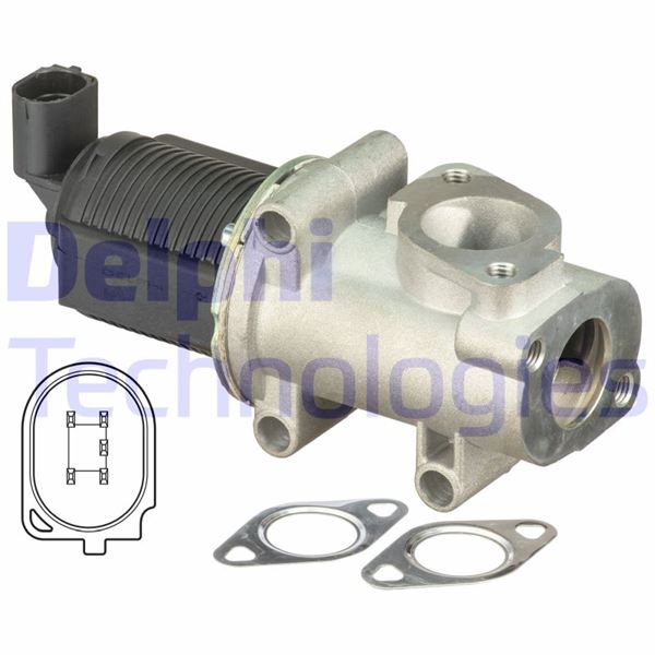 DELPHI EG10403-12B1 Motor EGR Parçaları - OPEL ASTRA H Kombi van (L70) uyumlu