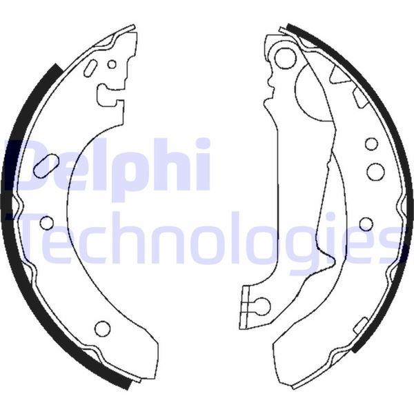 DELPHI LS1683 Fren Sistemleri Fren Pabucu - FORD MONDEO I (GBP) uyumlu