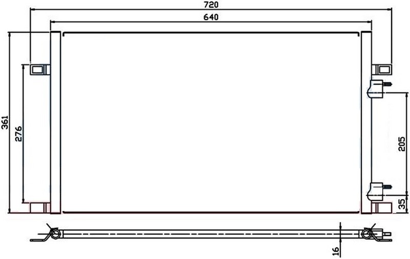 Klima Radyatörü - CRN346016