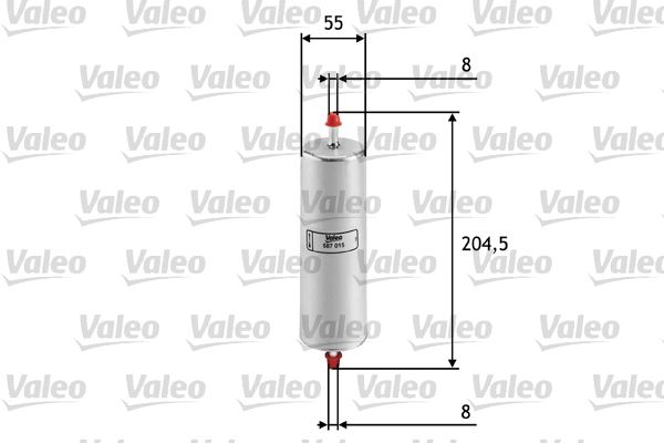 VALEO 587015 Yakıt Sistemi Yakıt Filtresi - BMW 3 (E30) uyumlu