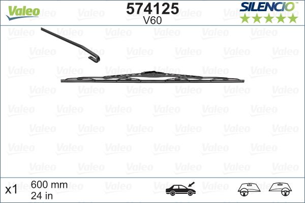 VALEO 574125 Kaporta & Gövde Parçaları Cam Silecek Mekanizması - MITSUBISHI ASX (GA_W_) uyumlu