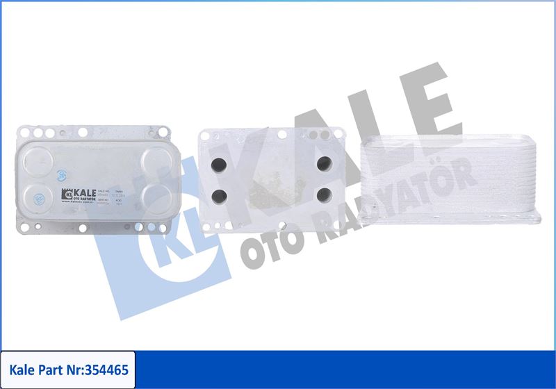KALE OTO RADYATÖR 354465 Motor Yağ Soğutucusu - NISSAN X-TRAIL II (T31) uyumlu