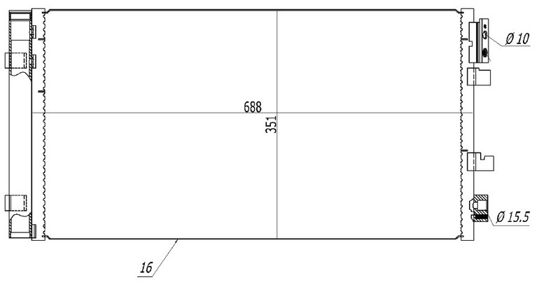 Klima Radyatörü - CRN698016 Ürün Görseli