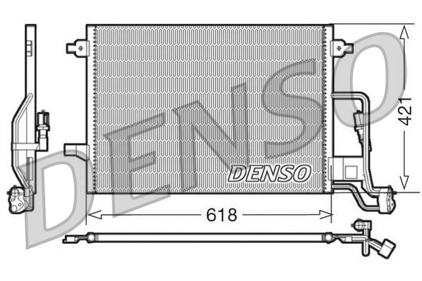 DENSO DCN32018 İklimlendirme Sistemi Klima Radyatörü - VW PASSAT B5 (3B2) uyumlu