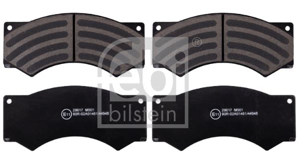 FEBI BILSTEIN 16604 Fren Sistemleri Fren Balatası - TOYOTA LAND CRUISER (_J7_, _JL7_) uyumlu
