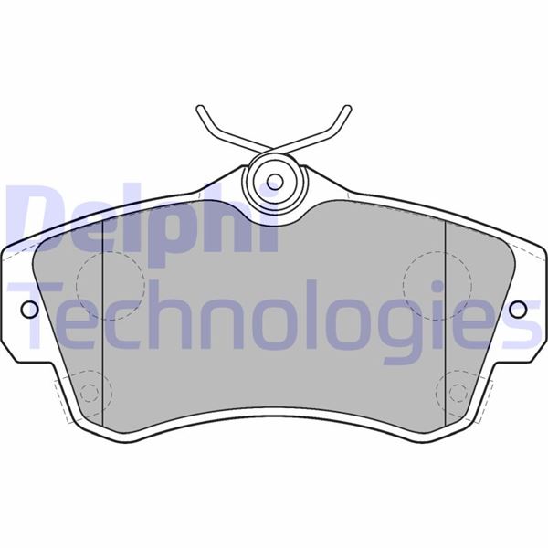 DELPHI LP1522 Fren Sistemleri Fren Balatası - CHRYSLER PT CRUISER (PT_) uyumlu