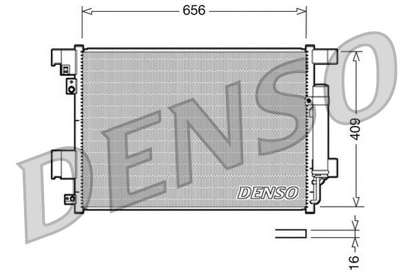 DENSO DCN21001 İklimlendirme Sistemi Klima Radyatörü - MITSUBISHI ASX (GA_W_) uyumlu