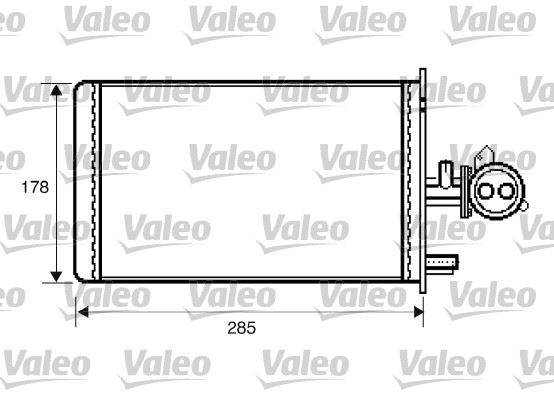 VALEO 812337 İklimlendirme Sistemi İç Mekan Isı Değiştirici - CITROËN C25 Minibüs/Otobüs (280_, 290_) uyumlu