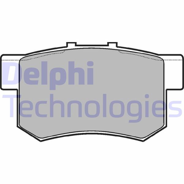 DELPHI LP948 Fren Sistemleri Fren Balatası - SUZUKI SX4 Sedan (GY, RW) uyumlu