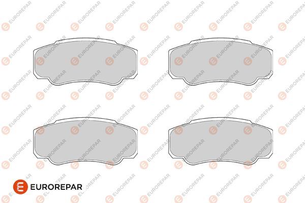 EUROREPAR 1686277680 Fren Sistemleri Fren Balatası - CITROËN JUMPER I Minibüs/Otobüs (230P) uyumlu