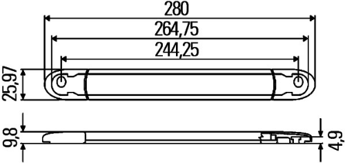 HELLA 2DA 343 106-011 Farlar & Aydınlatma Fren Lambası Parçaları